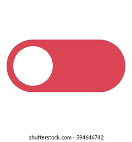 Toggle on off icon- Flat design, glyph style icon - Colored