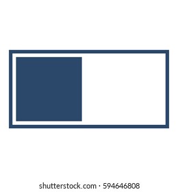 Toggle on off icon- Flat design, glyph style icon - Colored