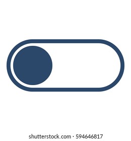 Toggle on off icon- Flat design, glyph style icon - Colored