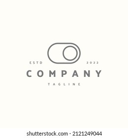 Schaltet das Symbol des Premium-Symbols ein. Hipster Vintage Logo Design Vektorgrafik