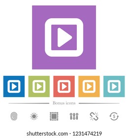 Toggle right flat white icons in square backgrounds. 6 bonus icons included.