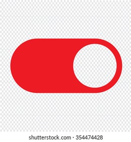 Toggle switch icon Illustration design