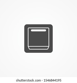 Toggle switch vector icon sign symbol