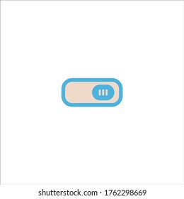 toggle switches button icon flat vector logo design trendy illustration signage symbol graphic simple