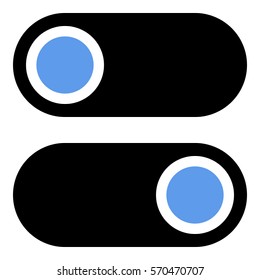 Toggle_On_Off icon - Flat design, glyph style icon - Colored
