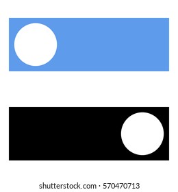 Toggle_On_Off icon - Flat design, glyph style icon - Colored