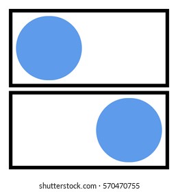 Toggle_On_Off icon - Flat design, glyph style icon - Colored