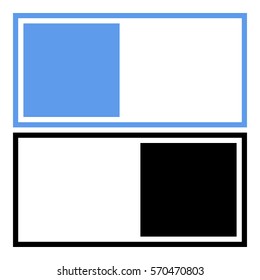 Toggle_On_Off icon - Flat design, glyph style icon - Colored