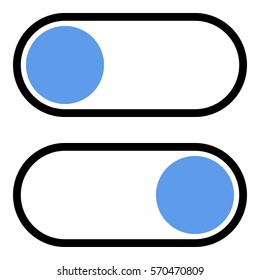 Toggle_On_Off icon - Flat design, glyph style icon - Colored