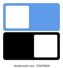 Toggle_On_Off icon - Flat design, glyph style icon - Colored