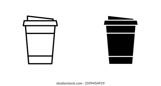 Togo Cup flat simple vector icons illustration set.