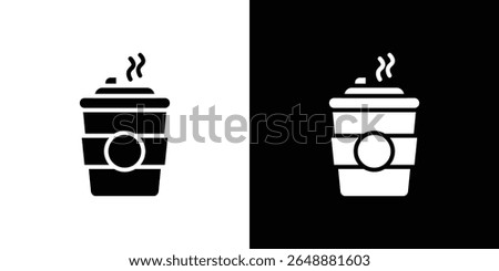 Togo Cup icon of a flat style vector