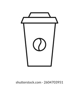Togo Cup icon isolated. simple vector icon on white background