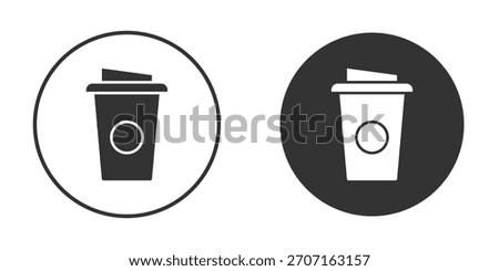 Togo Cup icon for website design, logo for web and apps.