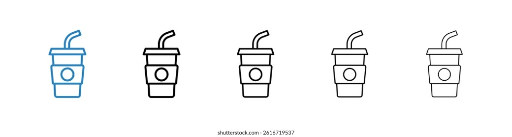 Togo Cup icons collection vectors for web ui