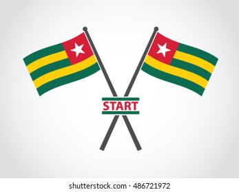 Togo Emblem Start Line
