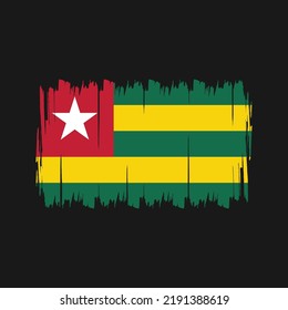 Togo Flag Vector. National Flag