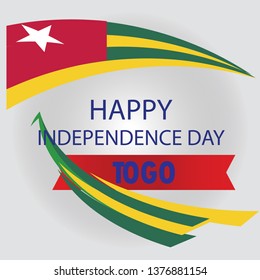 togo independence day design logo vector