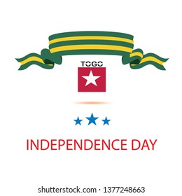 togo independence day design logo vector