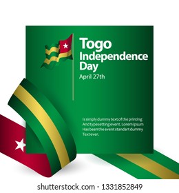 Togo Independence Day Vector Template Design Illustration