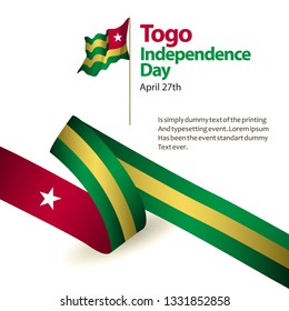 Togo Independence Day Vector Template Design Illustration