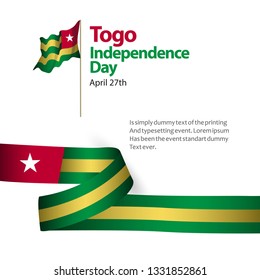 Togo Independence Day Vector Template Design Illustration