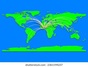 Mapa de Atakpamé, Togo - Mapa conceptual para Atakpamé, Togo en el mapa mundial. Adecuado para conceptos de exportación. El archivo es adecuado para la edición digital y las impresiones de todos los tamaños.