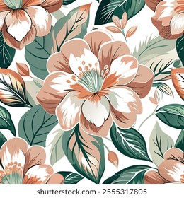 Toile De Jouy Vintage Floral Seamless Pattern Elegant Vector Graphics. Featuring delicate florals, wildflowers and romantic motifs. This seamless pattern is crafted to perfection.