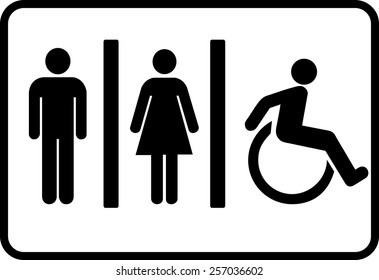 11,644 Disabled toilets icon Images, Stock Photos & Vectors | Shutterstock