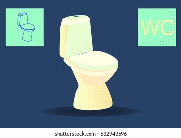 the toilet