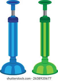 toilet air plunger, sink air plunger.