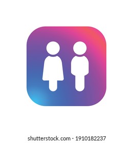 Toilet - App Icon Button