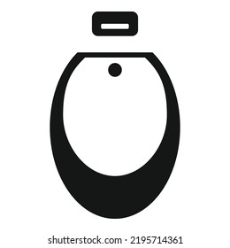 Toilet basin icon simple vector. Wc restroom. Gender design