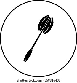 toilet bowl brush symbol