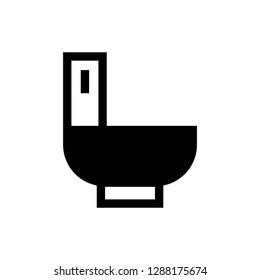 toilet bowl favorites icon vector