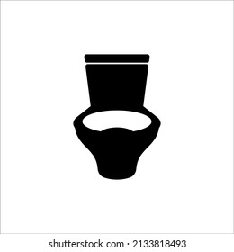 toilet bowl icon design template illustration vector