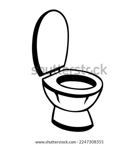 toilet bowl, toilet vector design