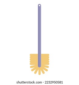 Toilet brush icon cartoon vector. Clean tool. House equipment