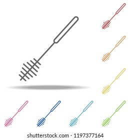 toilet brush icon. Elements of Web in multi colored icons. Simple icon for websites, web design, mobile app, info graphics