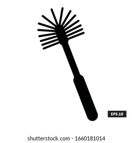 Toilet brush icon, Toilet brush sign/symbol vector