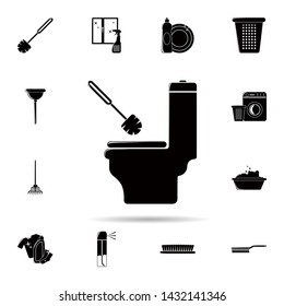 Toilet brush icon. Universal set of cleaners for website design and development, app development