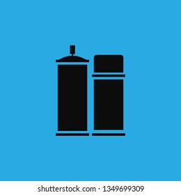 toilet brush icon vector