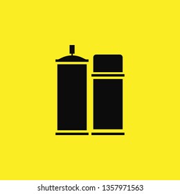toilet brush icon vector