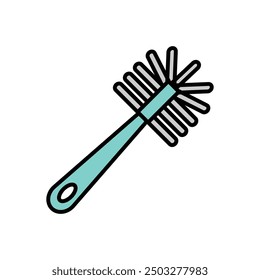 Toilet brush icon vector design templates simple and modern