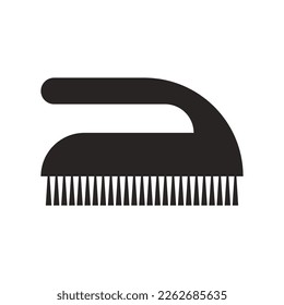 toilet brush icon vector illustration symbol design