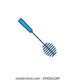 Toilet Brush vector concept colored icon or design element