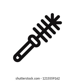 Toilet brush vector icon