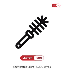Toilet brush vector icon