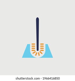 toilet brush vector icon hygiene