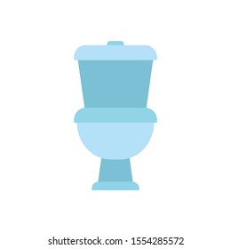 toilet design, Clean home hygiene domestic interior housework and housekeeping theme Vector illustration